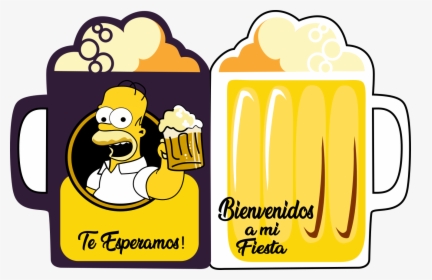 Feliz Cumpleaños Homero Simpson Con Cerveza, HD Png Download, Free Download
