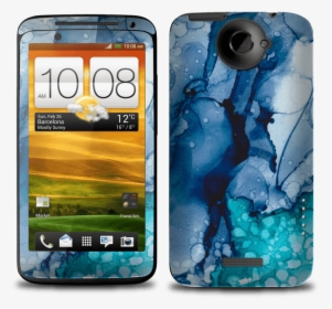 Burbujas Azules Vinilo One X - Display Htc One S, HD Png Download, Free Download