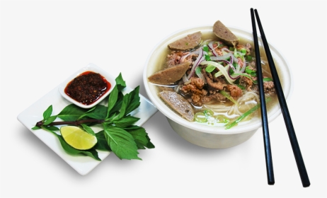 Beef Noodle Soup With Meat Ball - Transparent Pho Png, Png Download, Free Download