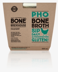 “packaging For Pho Chicken Bone Broth Made By Bone - Paper Bag, HD Png Download, Free Download