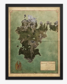 Realm Of Tal"dorei Poster Map - Critical Role Tal Dorei Map, HD Png Download, Free Download