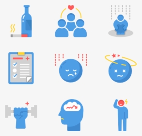 Stress Management - Stress Management Icons, HD Png Download, Free Download