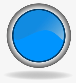 Blue Button, Button, Web, Blue, Internet, 3d, Glossy - Internet, HD Png Download, Free Download
