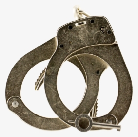 Smith & Wesson 350132 Handcuffs Universal Nickel - Long Old Belt Handcuff, HD Png Download, Free Download