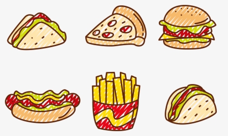 Pizza Clip Hot Clipart Library Download - Fast Food Vector Png, Transparent Png, Free Download