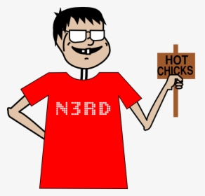 Hot Chick Png - Nerd Clipart, Transparent Png, Free Download