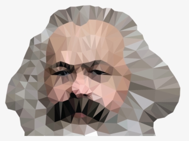 Karl Marx Lowpoly - Triangle, HD Png Download, Free Download