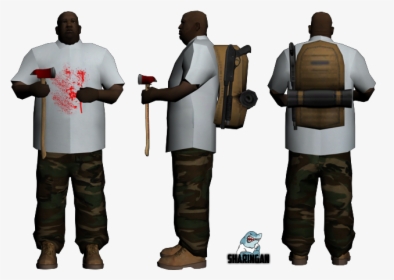 Left 4 Dead 2 Coach Skin, HD Png Download, Free Download