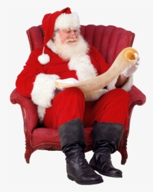 Santa Claus / Télapó - Santa Claus Sitting Png, Transparent Png, Free Download