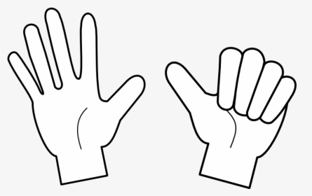 Finger,hand,sign Protective Equipment,thumb,high Five,black - Sign, HD Png Download, Free Download