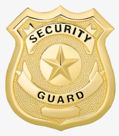 Security Guard Badge Depicting Official Security Clearance - Security Guard Badge Png, Transparent Png, Free Download