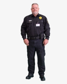 Officer - Security Guard Standing Png, Transparent Png, Free Download