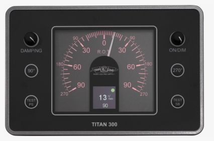 Titan 300 Rate Of Turn Display Unit 90⁰-270⁰ - Gauge, HD Png Download, Free Download