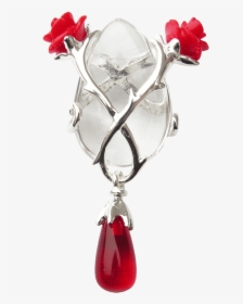 Rose And Thorn Crystal Keeper Necklace - Jewellery, HD Png Download, Free Download