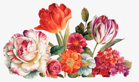 Flower Bouquet Paint Png, Transparent Png, Free Download
