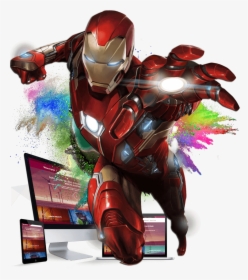 Iron Man Png Compost Elements - Imagenes Iron Man Png, Transparent Png, Free Download