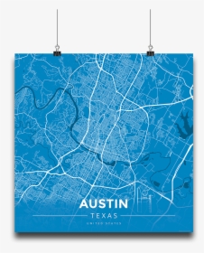 Blue Austin Map, HD Png Download, Free Download