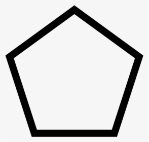 Black And White Pentagon, HD Png Download, Free Download