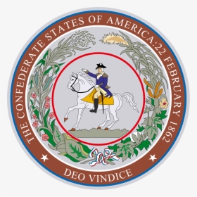 Seal Of The Confederate States Of America - Confederate States Seal, HD Png Download, Free Download