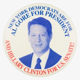 New York Democrats Are For Al Gore Political Button - Wentworth Military Academy And College, HD Png Download, Free Download