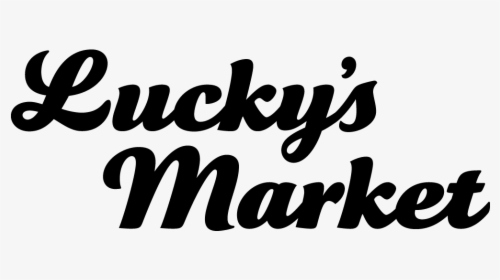 Lucky"s Market Logo - Lucky's Market Logo Black, HD Png Download, Free Download