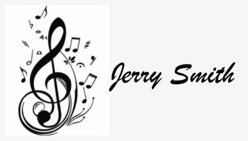 Jerry Smith - Treble Clef And Music Notes, HD Png Download, Free Download