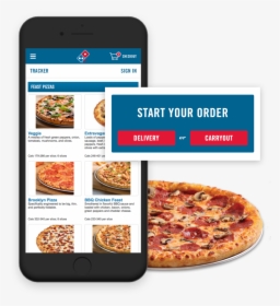 Domino"s Mobile Application - Domino's Pizza Application, HD Png Download, Free Download