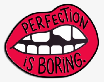 Perfection Is Boring Pin - Perfection Is Boring Jessica Walsh, HD Png Download, Free Download