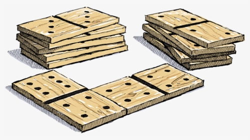Belknap Hill Trading Post Giant Wood Dominoes Illustration - Wood, HD Png Download, Free Download