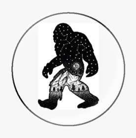 Sasquatch Constellation Button - Mandala Of Health Model, HD Png Download, Free Download