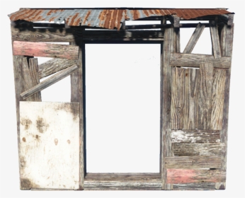 Fo4 Shack Wall Doorway - Plank, HD Png Download, Free Download