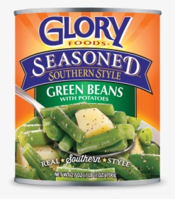 Seasoned Green Beans With Potatoes - Glory Seasoned Green Beans And Potatoes, HD Png Download, Free Download