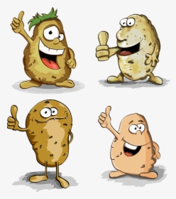 Potato, Thumbs Up, Potatoes, Character, Cartoon, Cute - Laughing Potato, HD Png Download, Free Download