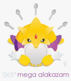 Mega Alakazam  oh Man There Is No Spoon, HD Png Download, Free Download