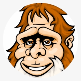 Sasquatch Face Clip Art - Bigfoot Face Cartoon, HD Png Download, Free Download