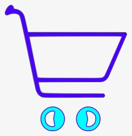 Shopping Cart Icon Blue - Patron Capa Con Capucha, HD Png Download, Free Download