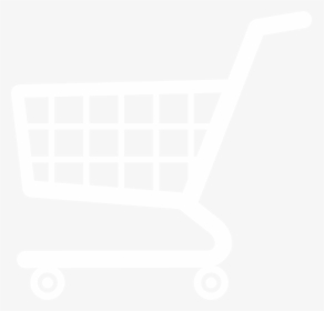 Shopping Cart Icon White - Shopping Cart Clipart White, HD Png Download, Free Download