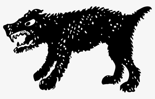 Angry Black Dog Clipart, HD Png Download, Free Download