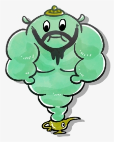 Guardian Genie - Cartoon, HD Png Download, Free Download