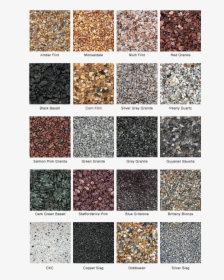Resin Driveway Colour Chart, HD Png Download, Free Download