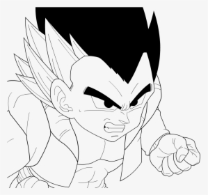 28 Collection Of Gotenks Normal Drawings - Gotenks Drawings Step By Step, HD Png Download, Free Download