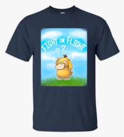 Pokemon Psyduck Shirts Fight Or Flight No Fly United - Mongoose T Shirt, HD Png Download, Free Download