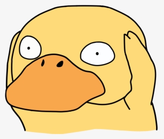 #shook #psyduck #duck #pokemon #omg #yellow #drawn - Pokemon Meme Png Stickers, Transparent Png, Free Download