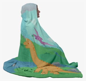 Little Rawr Hooded Blanket Hooded Blanket - Blanket, HD Png Download, Free Download