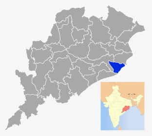 Location In Odisha, India - Jharsuguda In Odisha Map, HD Png Download, Free Download