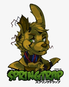 Springtrap - Fnaf Springtrap Fan Art, HD Png Download, Free Download
