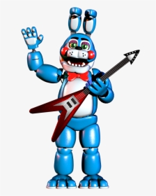 Modelbonnie But He"s Recolored As Toy Bonnie - Toy Bonnie Toy Freddy, HD Png Download, Free Download