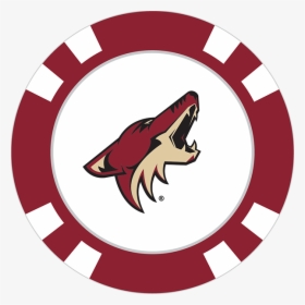 Arizona Coyotes Poker Chip Ball Marker - Boston Bruins Poker Chip, HD Png Download, Free Download