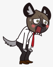 Aggretsuko Character Haida The Spotted Hyena Panting - Character Haida Aggretsuko, HD Png Download, Free Download