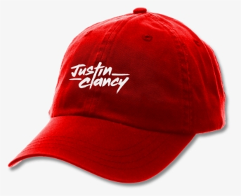 Justin Clancy Red Dad Hat - Baseball Cap, HD Png Download, Free Download